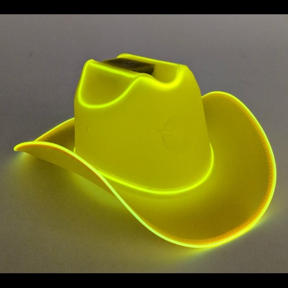 Accessories | Yellow Neon Cowboys Hat 